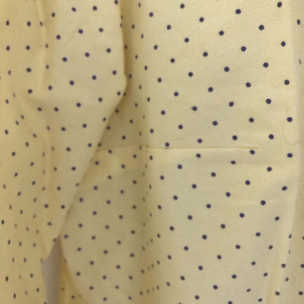 NWT J. Crew Factory 100% cotton mini dot button down shirt - Picture 4 of 5